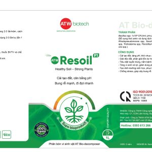 Chế phẩm sinh học cải tạo đất ATW Resoil khử mặn, hạ phèn